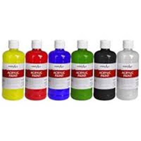 Rock Paint & Handy Art RPC881055 16 oz Handy Art Acrylic Paint; Set of 6 RPC881055 - main